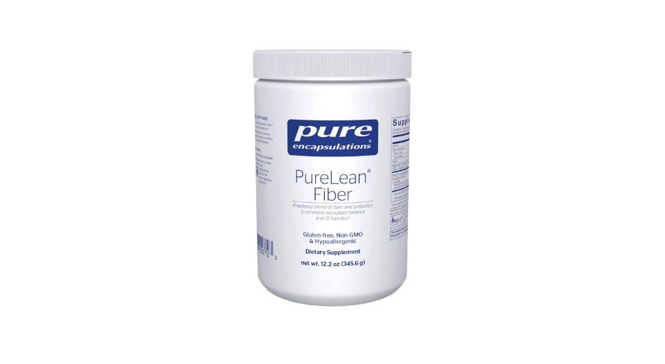 pure encapsulations fiber Pure Encapsulations fiber supplement clean-label product packaging
